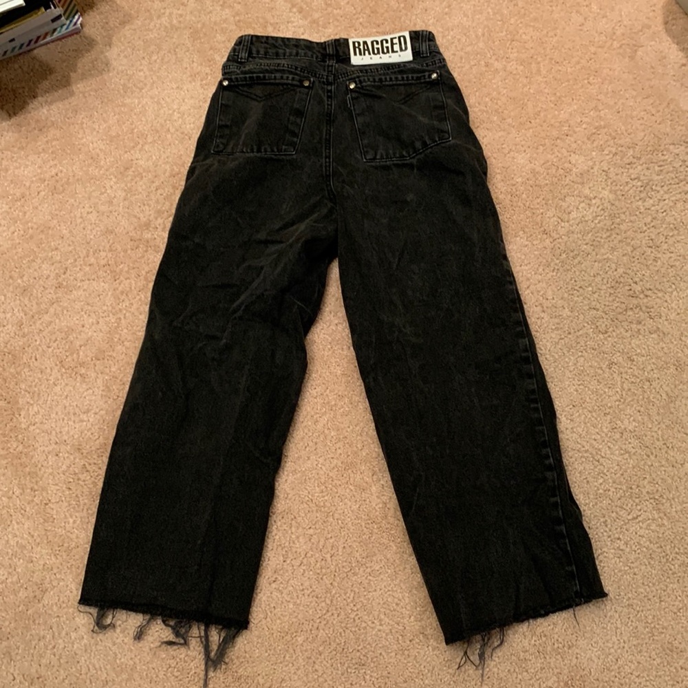 Wide Leg Ragged Brand Jeans